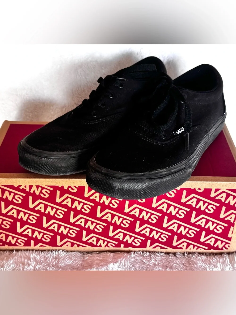 Vans Classic Black Canvas Sneakers
